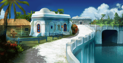 Stunning backdrops, inspired by Mediterranean architecture.