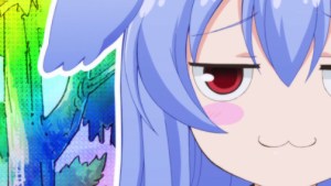 Quite the mischievous bunny.