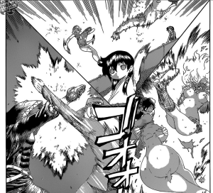 Even the bad guys aren't fighting girls.