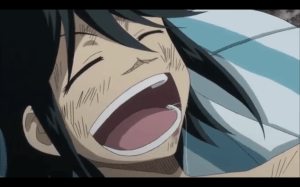 Someone is enjoying himself.