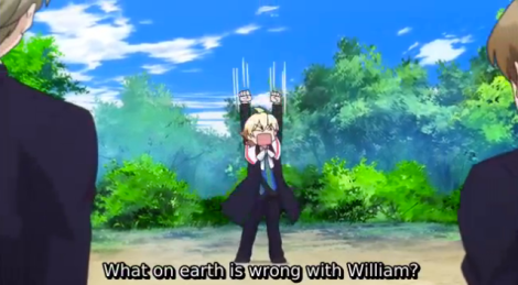 Hearing my name in an anime is just weird.